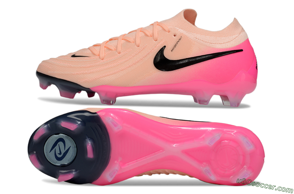 Nike Phantom GX 2 Elite FG Firm Ground Soccer Cleats - Pink/Black 0