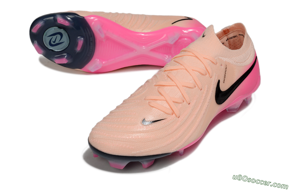 Nike Phantom GX 2 Elite FG Firm Ground Soccer Cleats - Pink/Black 3