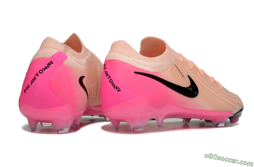 Nike Phantom GX 2 Elite FG Firm Ground Soccer Cleats - Pink/Black 6