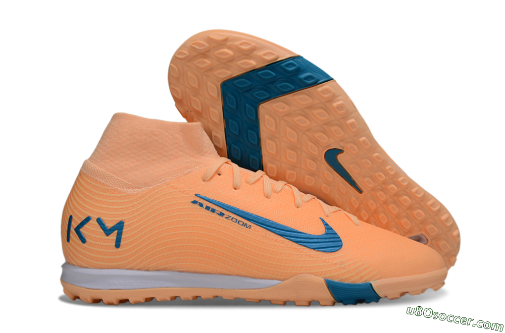 Nike Air Zoom Mercurial Superfly 10 Elite TF Artificial Turf Soccer Shoes - Pink/Blue/Yellow 1