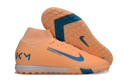 Nike Air Zoom Mercurial Superfly 10 Elite TF Artificial Turf Soccer Shoes - Pink/Blue/Yellow