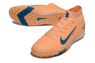 Nike Air Zoom Mercurial Superfly 10 Elite TF Artificial Turf Soccer Shoes - Pink/Blue/Yellow
