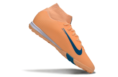 Nike Air Zoom Mercurial Superfly 10 Elite TF Artificial Turf Soccer Shoes - Pink/Blue/Yellow