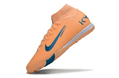 Nike Air Zoom Mercurial Superfly 10 Elite TF Artificial Turf Soccer Shoes - Pink/Blue/Yellow