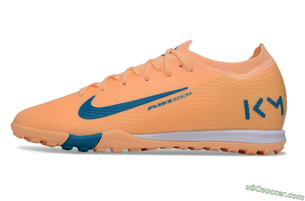 Nike Air Zoom Mercurial Vapor 16 Elite TF Artificial Turf Soccer Shoes - Pink/Blue/White 2