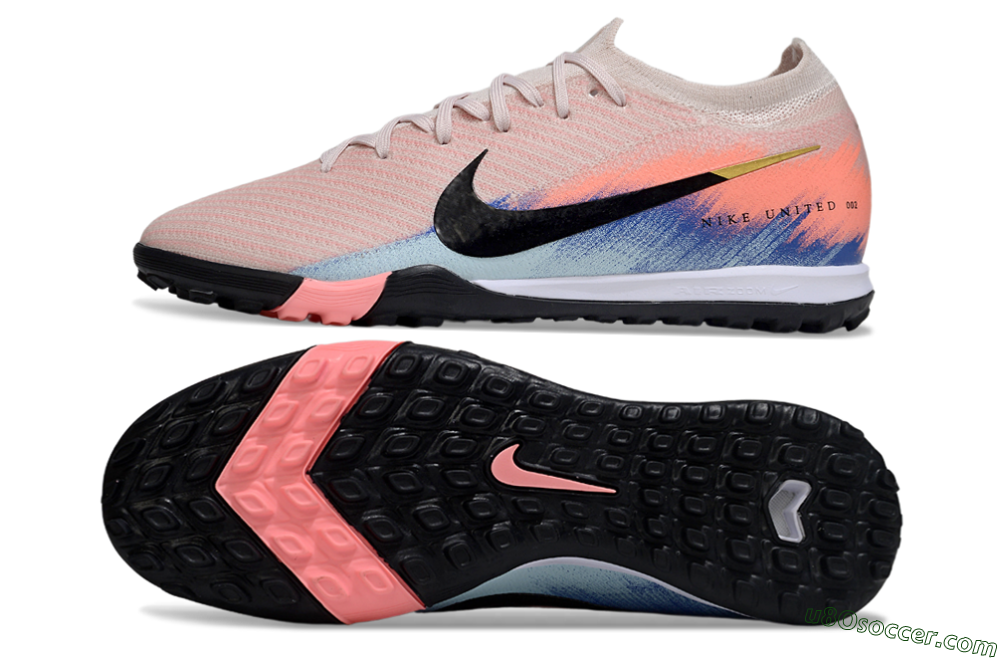 Nike Air Zoom Mercurial Vapor 16 Elite TF Artificial Turf Soccer Shoes - Pink/Black/Red 0