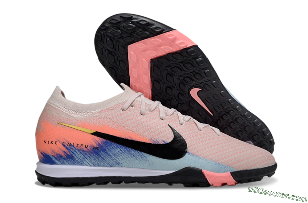 Nike Air Zoom Mercurial Vapor 16 Elite TF Artificial Turf Soccer Shoes - Pink/Black/Red 1