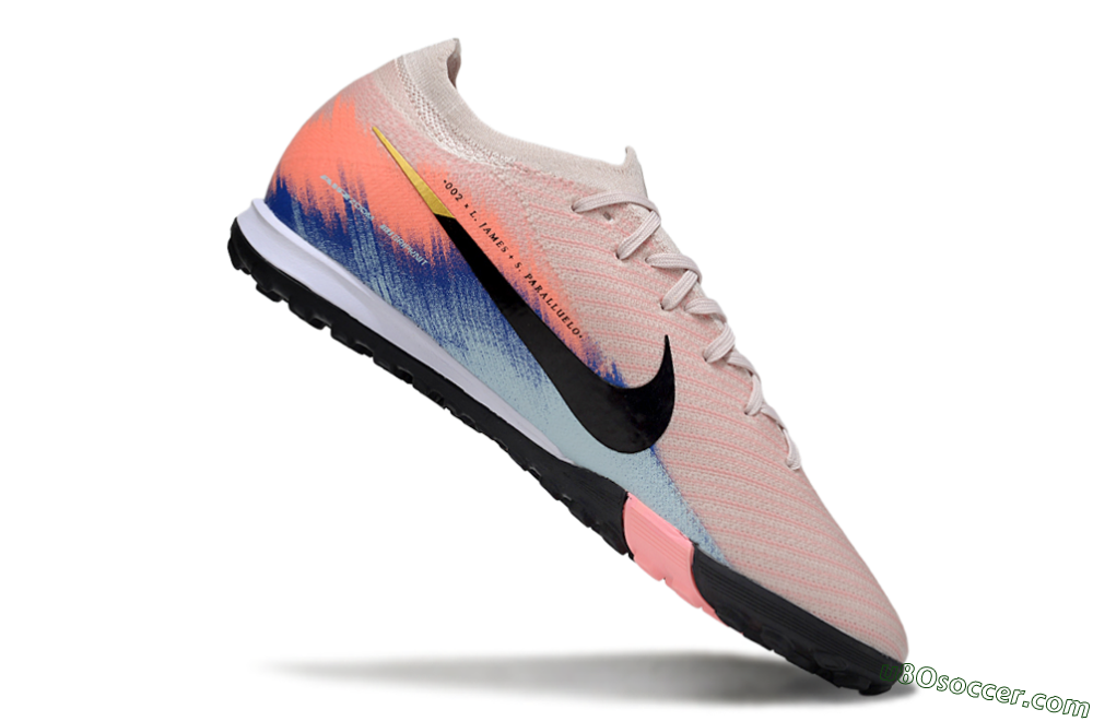 Nike Air Zoom Mercurial Vapor 16 Elite TF Artificial Turf Soccer Shoes - Pink/Black/Red 4