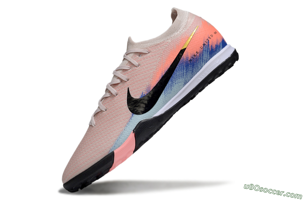 Nike Air Zoom Mercurial Vapor 16 Elite TF Artificial Turf Soccer Shoes - Pink/Black/Red 5
