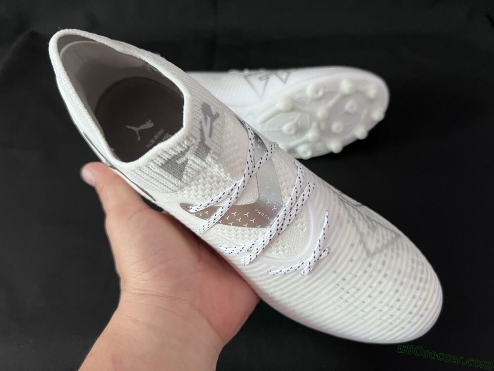 Puma Future 8 Ultimate AG Artificial Grass Soccer Cleats - Beige/Black/White