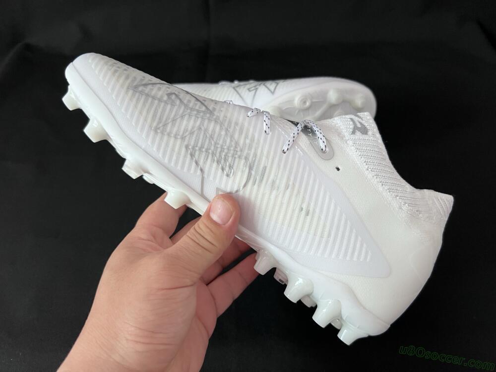 Puma Future 8 Ultimate AG Artificial Grass Soccer Cleats - Beige/Black/White
