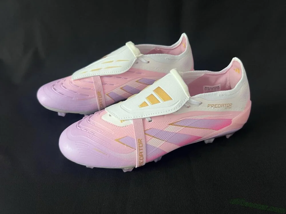 Adidas Predator 25 Elite Foldover Tongue FG Soccer Cleats - Pink
