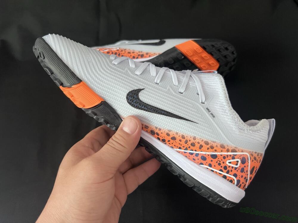 Nike Air Zoom Mercurial Vapor 16 Pro TF Artificial Turf Soccer Shoes - Grey/Black/Leopard