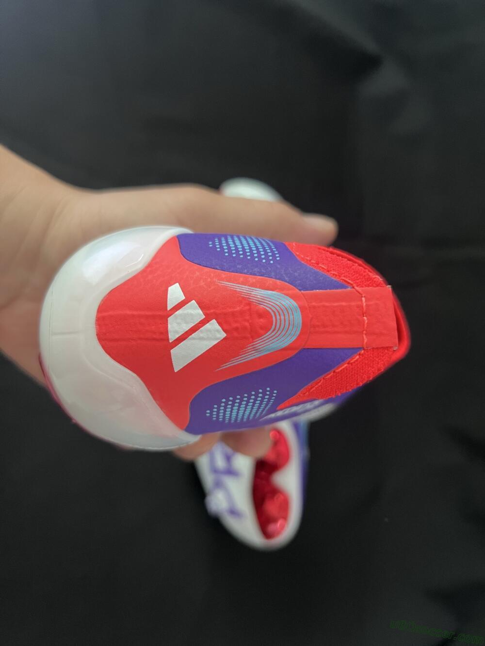 Adidas Predator 25 Elite Laceless FG Firm Ground Soccer Cleats - Blue/White/Red