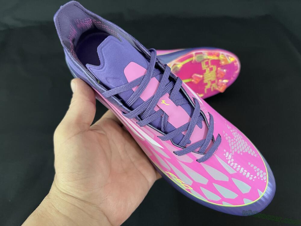 Adidas F50 Elite FG Firm Ground Soccer Cleats - Pink/Purple/Yellow