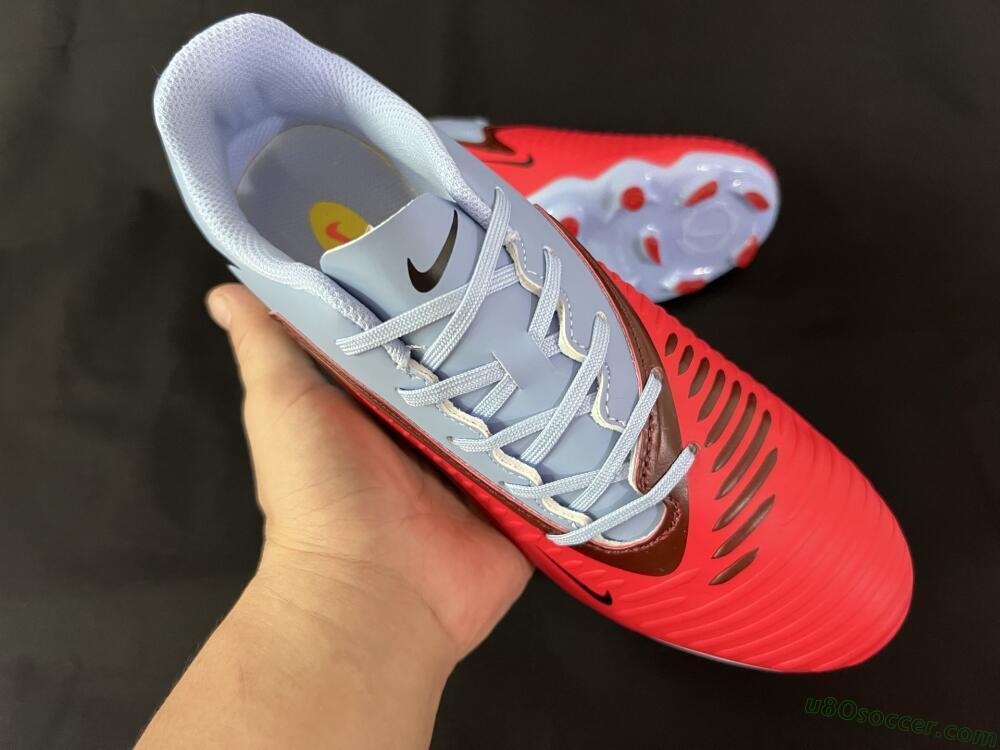 Nike Phantom 6 Elite FG Firm Ground Soccer Cleats - Red/Blue/Black