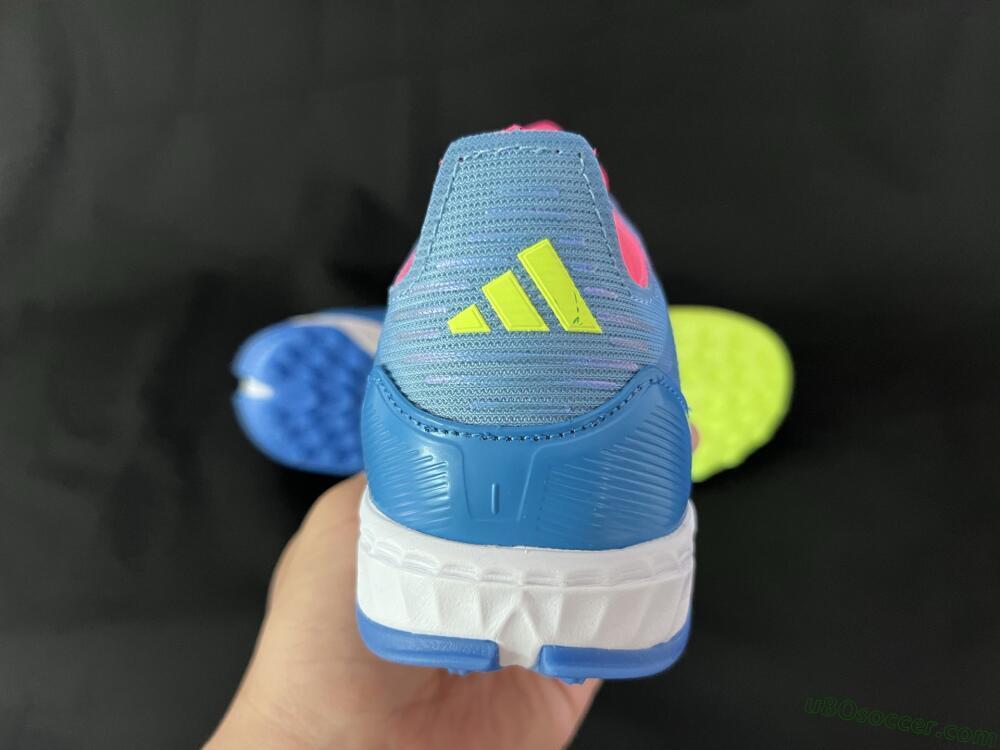 Adidas F50 Elite TF Artificial Turf Soccer Shoes - Blue/Pink/Yellow