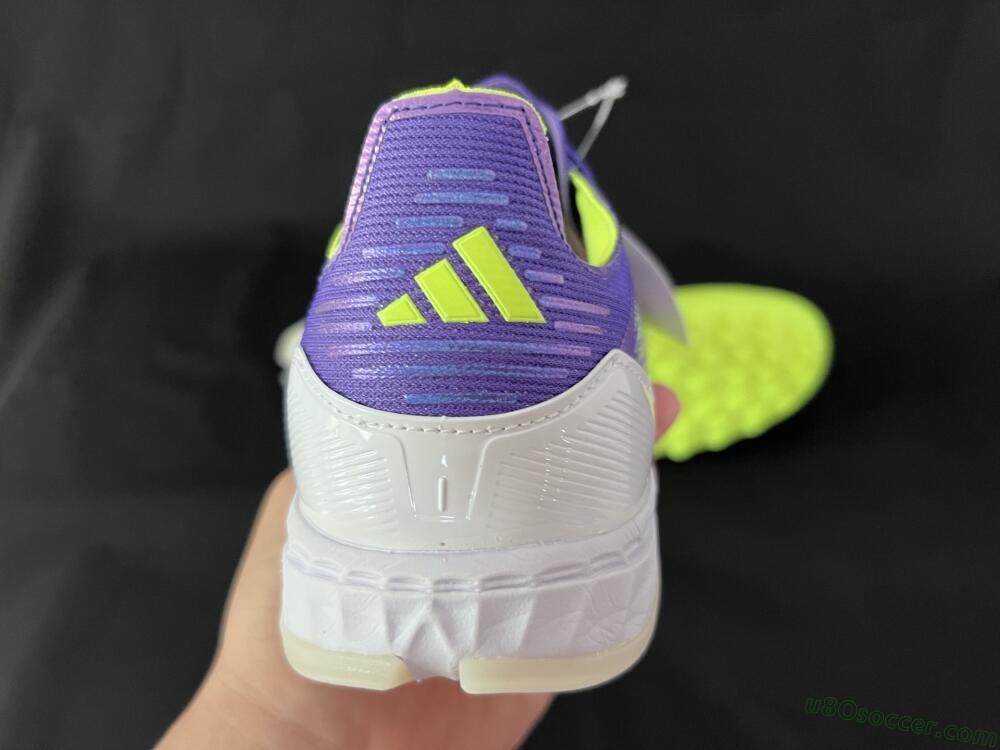 Adidas F50 Pro TF Artificial Turf Soccer Shoes - Purple/White/Yellow