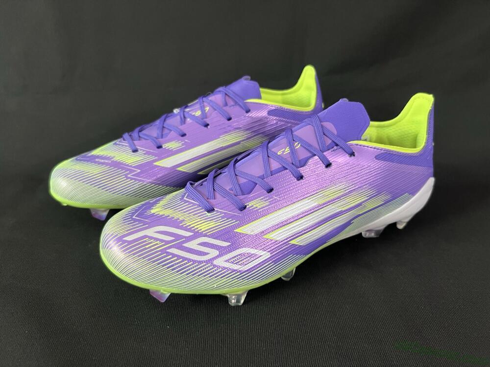 Adidas F50+ Elite FG Firm Ground Soccer Cleats - Blue/Yellow/Silver