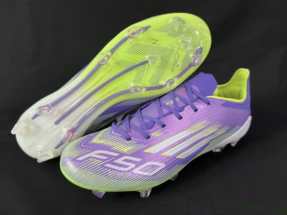 Adidas F50+ Elite FG Firm Ground Soccer Cleats - Blue/Yellow/Silver