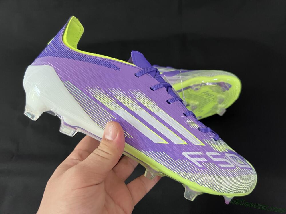 Adidas F50+ Elite FG Firm Ground Soccer Cleats - Blue/Yellow/Silver
