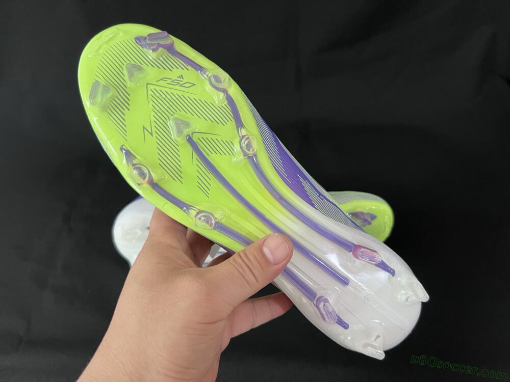 Adidas F50+ Elite FG Firm Ground Soccer Cleats - Blue/Yellow/Silver