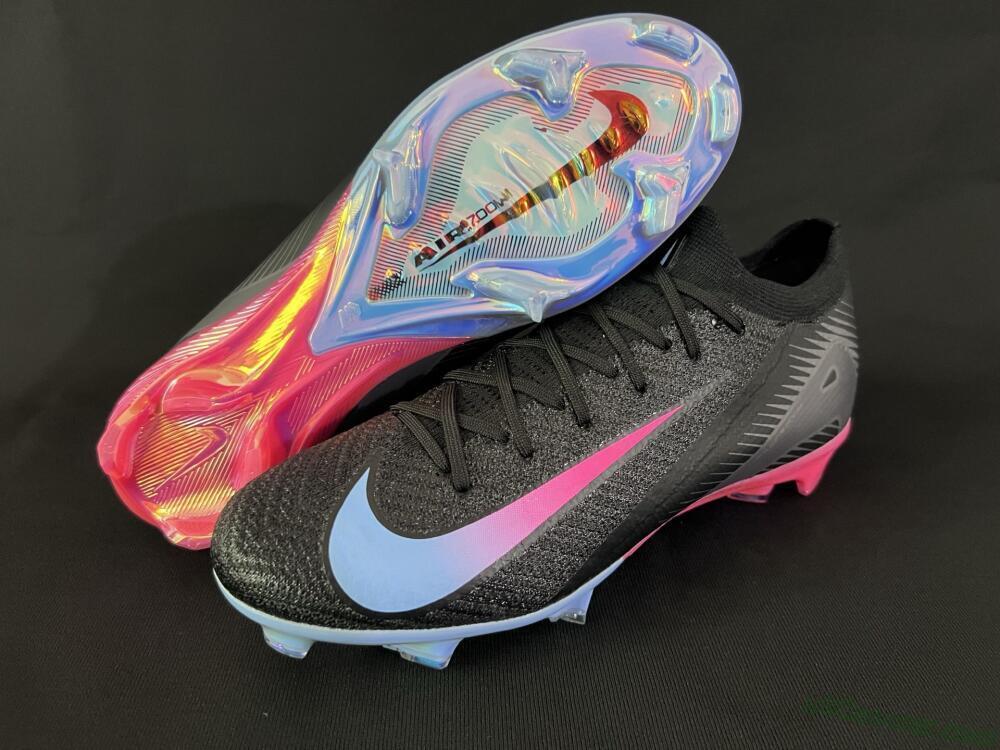 Nike Air Zoom Mercurial Vapor 16 Elite FG Firm Ground Soccer Cleats - Black/Jade/Pink