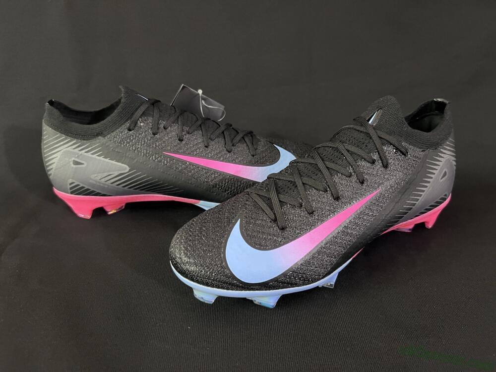 Nike Air Zoom Mercurial Vapor 16 Elite FG Firm Ground Soccer Cleats - Black/Jade/Pink