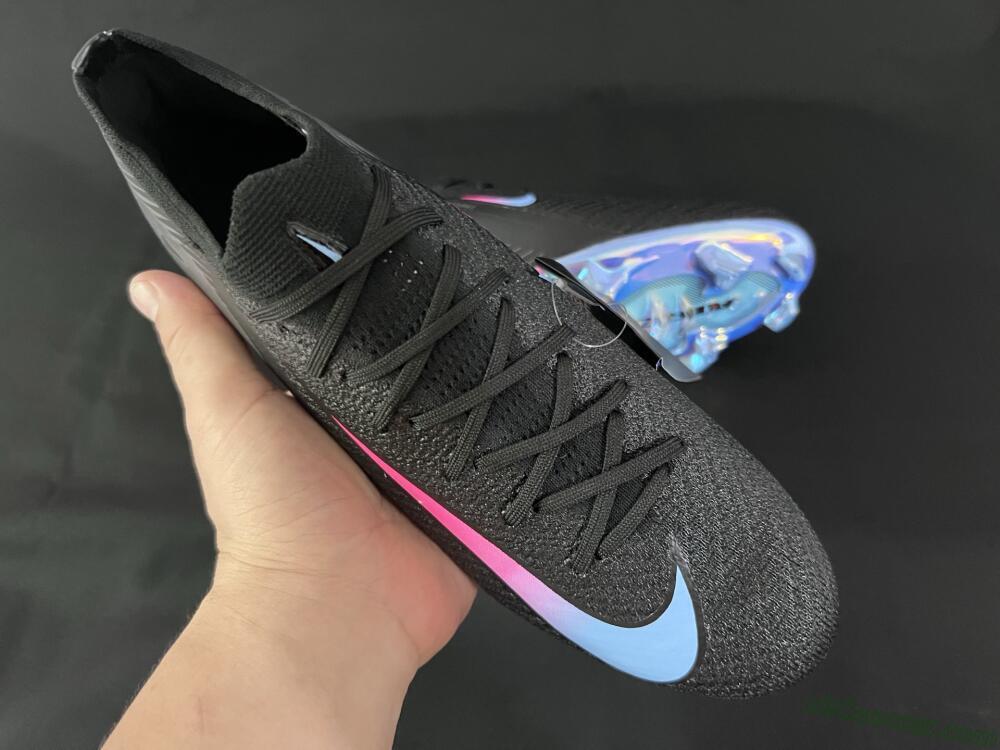 Nike Air Zoom Mercurial Vapor 16 Elite FG Firm Ground Soccer Cleats - Black/Jade/Pink
