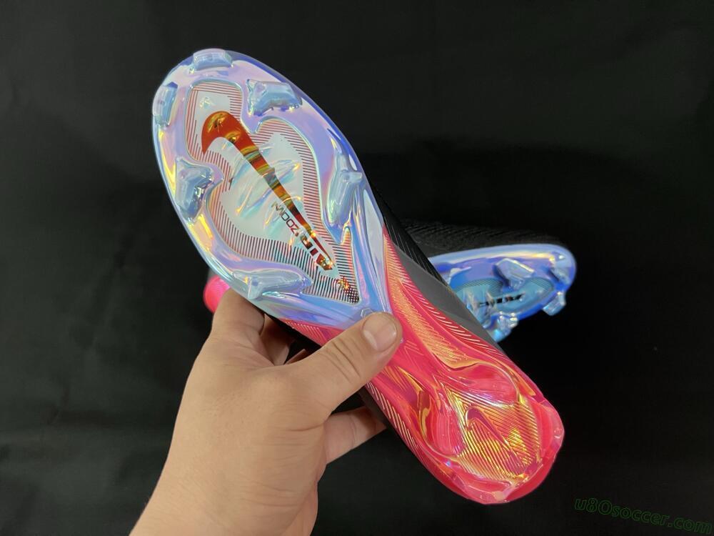 Nike Air Zoom Mercurial Vapor 16 Elite FG Firm Ground Soccer Cleats - Black/Jade/Pink