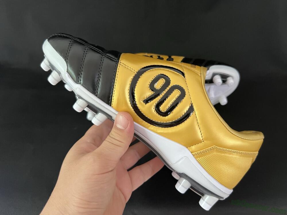 Nike Air Zoom Total 90 III FG Firm Ground Soccer Cleats - Black/Gold/White
