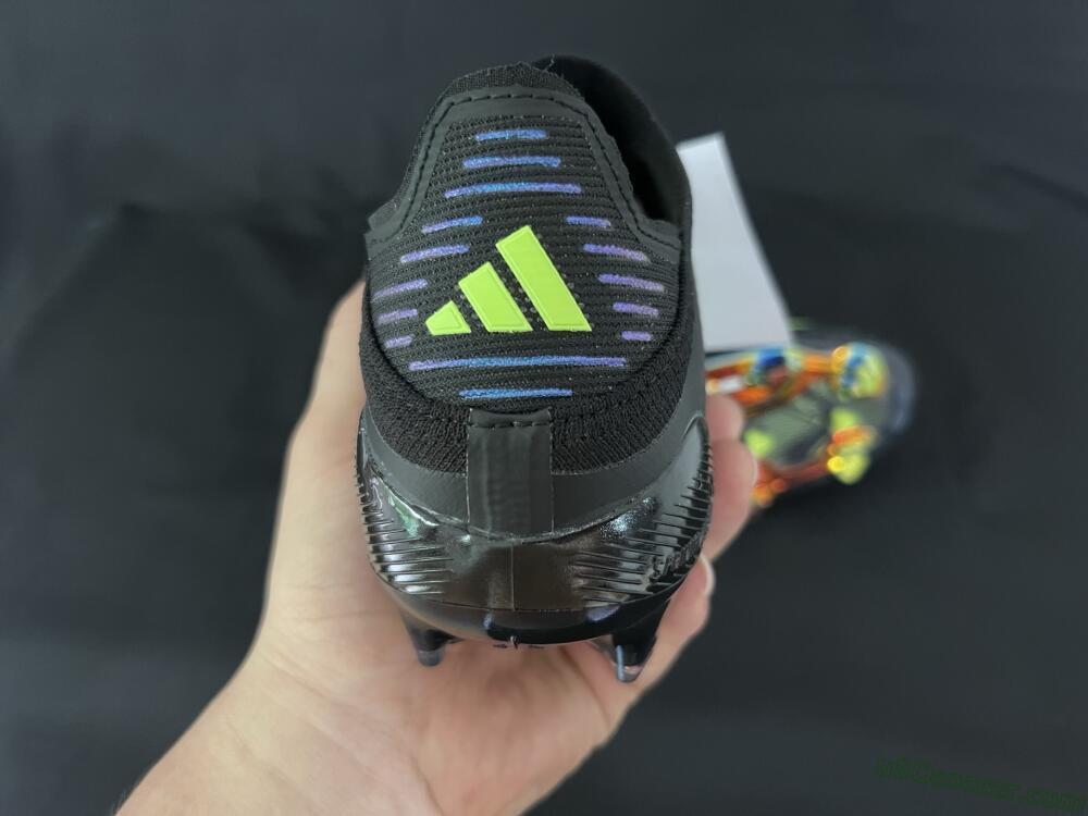 Adidas F50+ Lightstrike Pro FG Firm Ground Soccer Cleats - Black/Silver/Yellow