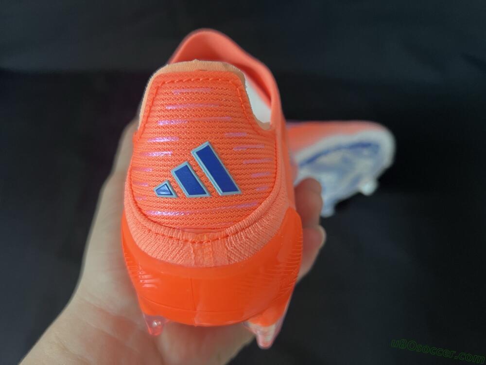 Adidas F50+ Elite Laceless FG Firm Ground Soccer Cleats - Red/Blue/Silver