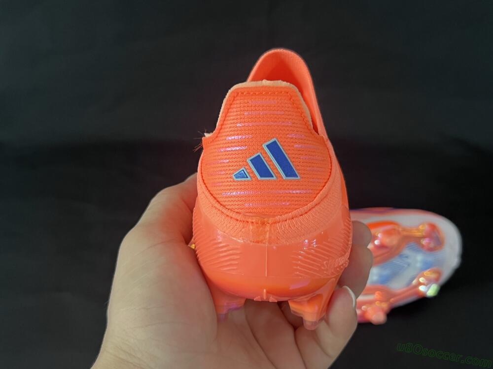 Adidas F50+ Lightstrike Pro Laceless FG Firm Ground Soccer Cleats - Red/Blue/Silver