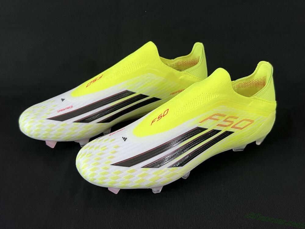 Adidas F50 Elite FG Firm Ground Soccer Cleats - Yellow/White/Black