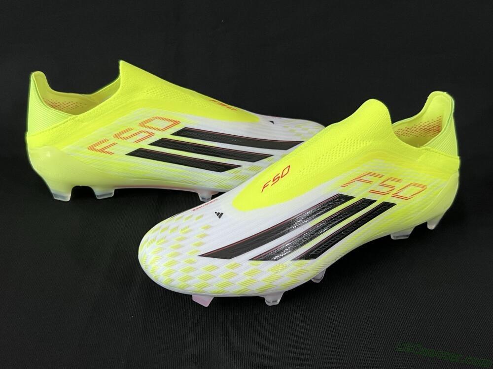 Adidas F50 Elite FG Firm Ground Soccer Cleats - Yellow/White/Black