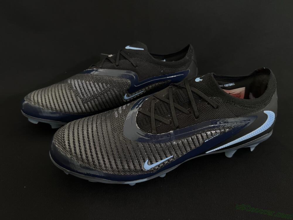 Nike Phantom 6 Elite Low FG Firm Ground Soccer Cleats - Black/Blue/Jade