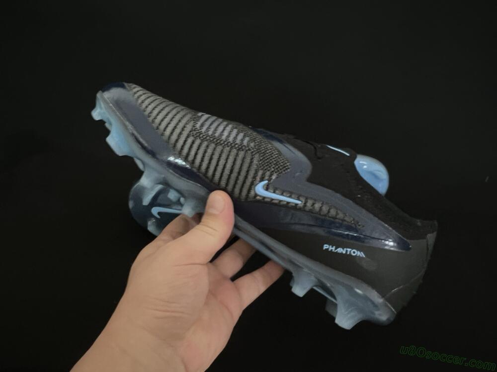 Nike Phantom 6 Elite Low FG Firm Ground Soccer Cleats - Black/Blue/Jade