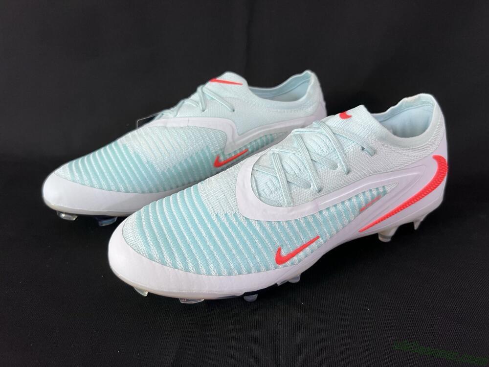 Nike Phantom 6 Low Elite FG Firm Ground Soccer Cleats - Jade/White/Red