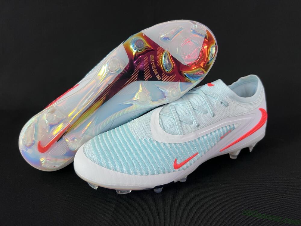 Nike Phantom 6 Low Elite FG Firm Ground Soccer Cleats - Jade/White/Red