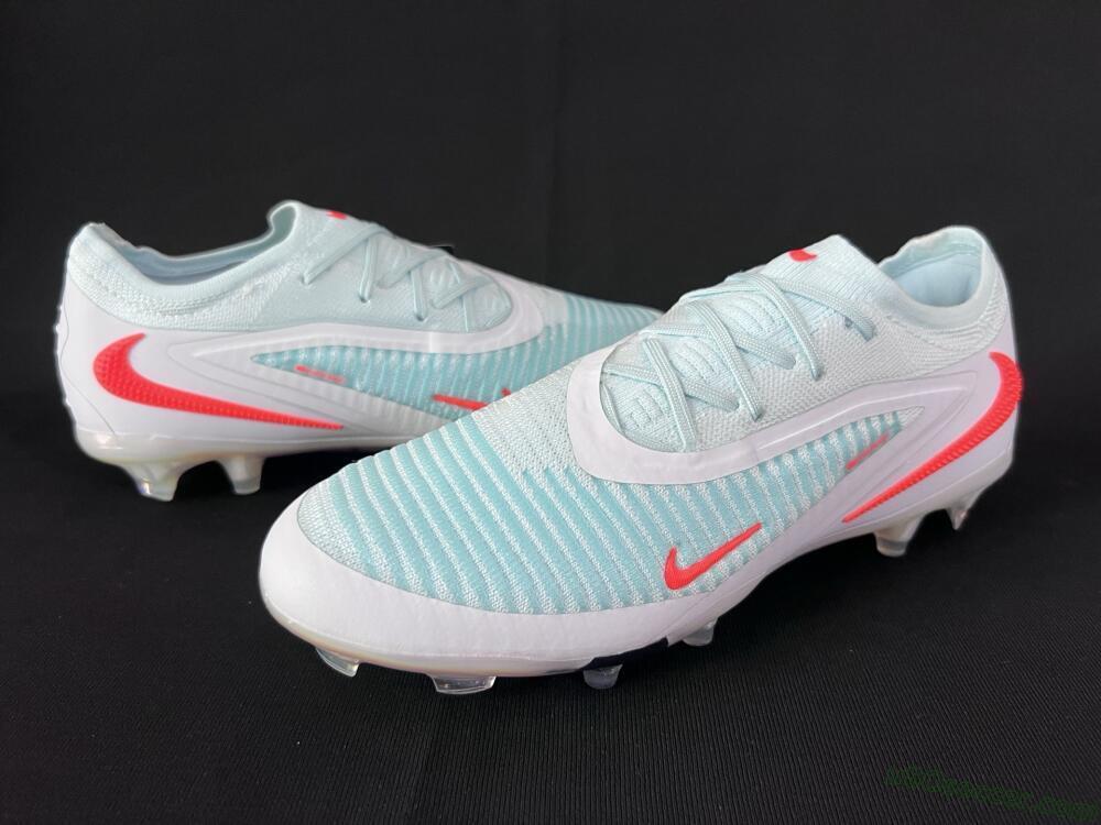 Nike Phantom 6 Low Elite FG Firm Ground Soccer Cleats - Jade/White/Red