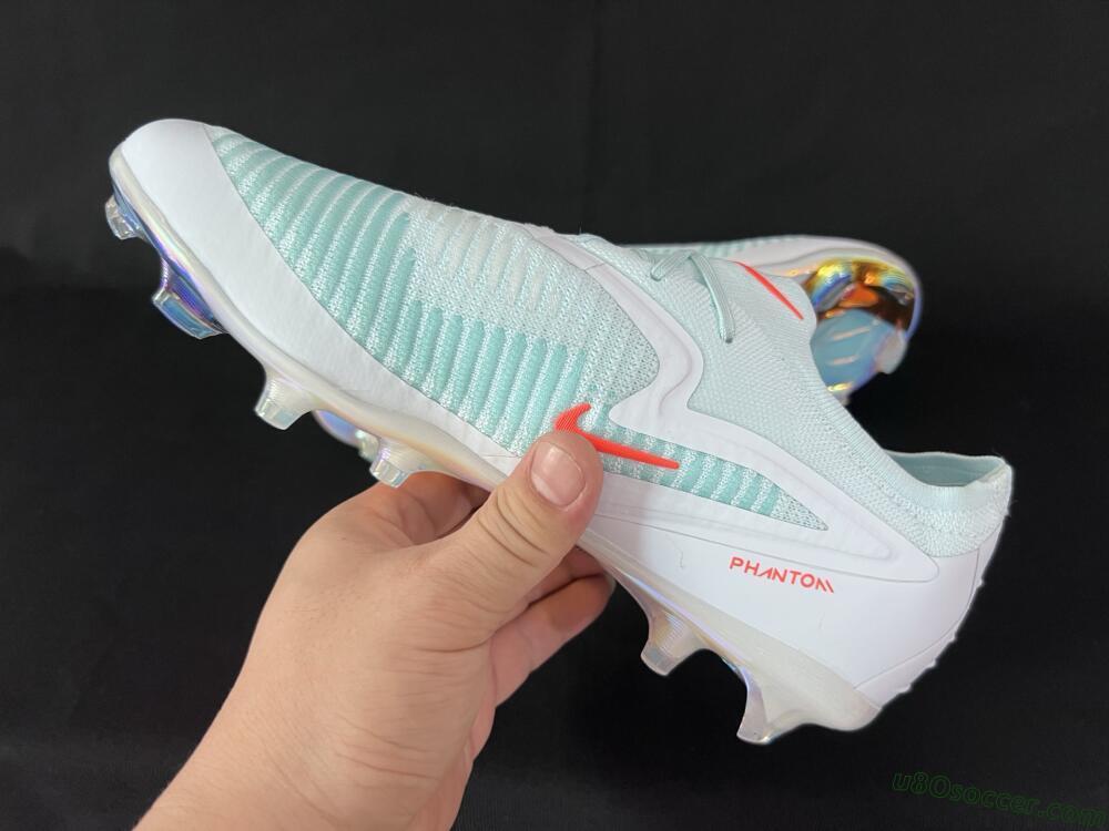 Nike Phantom 6 Low Elite FG Firm Ground Soccer Cleats - Jade/White/Red