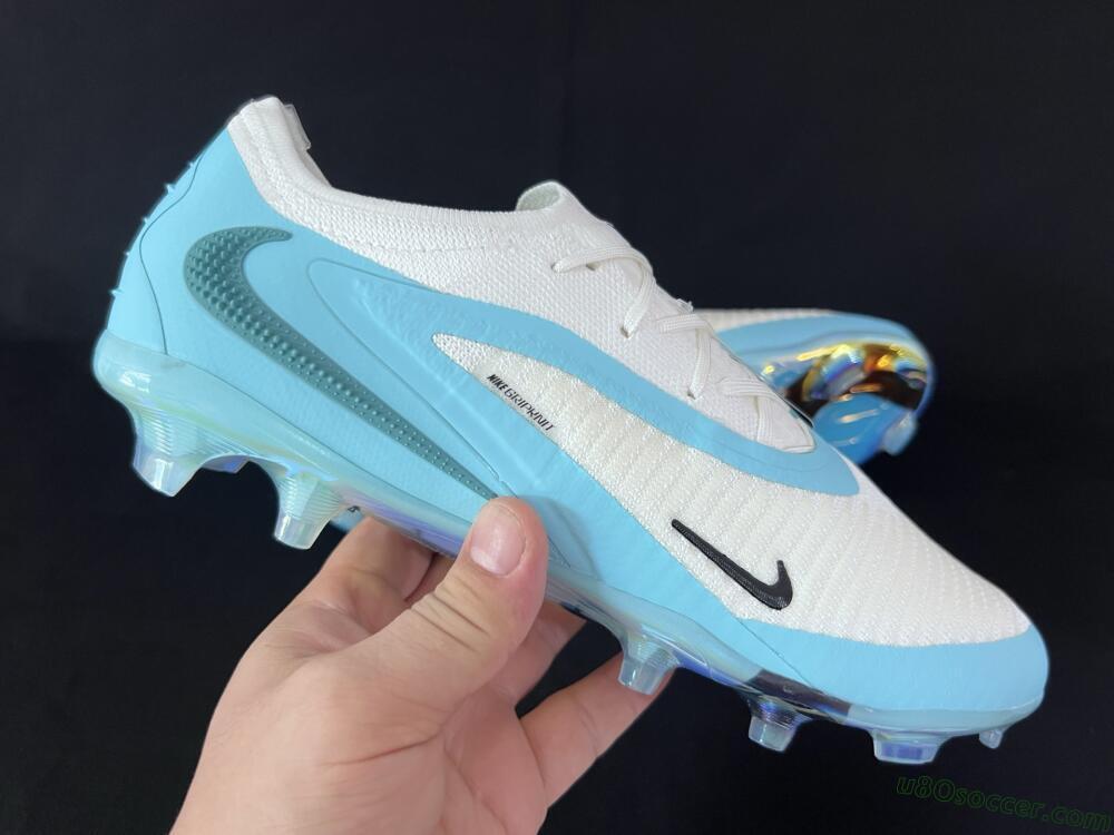 Nike Phantom 6 Low Elite FG Firm Ground Soccer Cleats - Beige/Jade/Gold