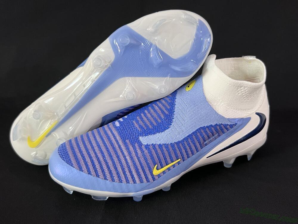 Nike Phantom 6 Elite FG Firm Ground Soccer Cleats - Blue/White/Black