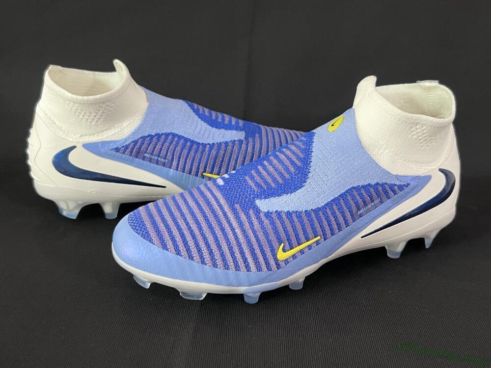 Nike Phantom 6 Elite FG Firm Ground Soccer Cleats - Blue/White/Black