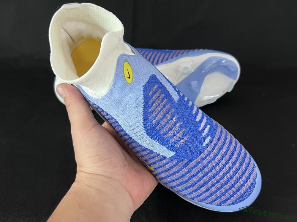 Nike Phantom 6 Elite FG Firm Ground Soccer Cleats - Blue/White/Black