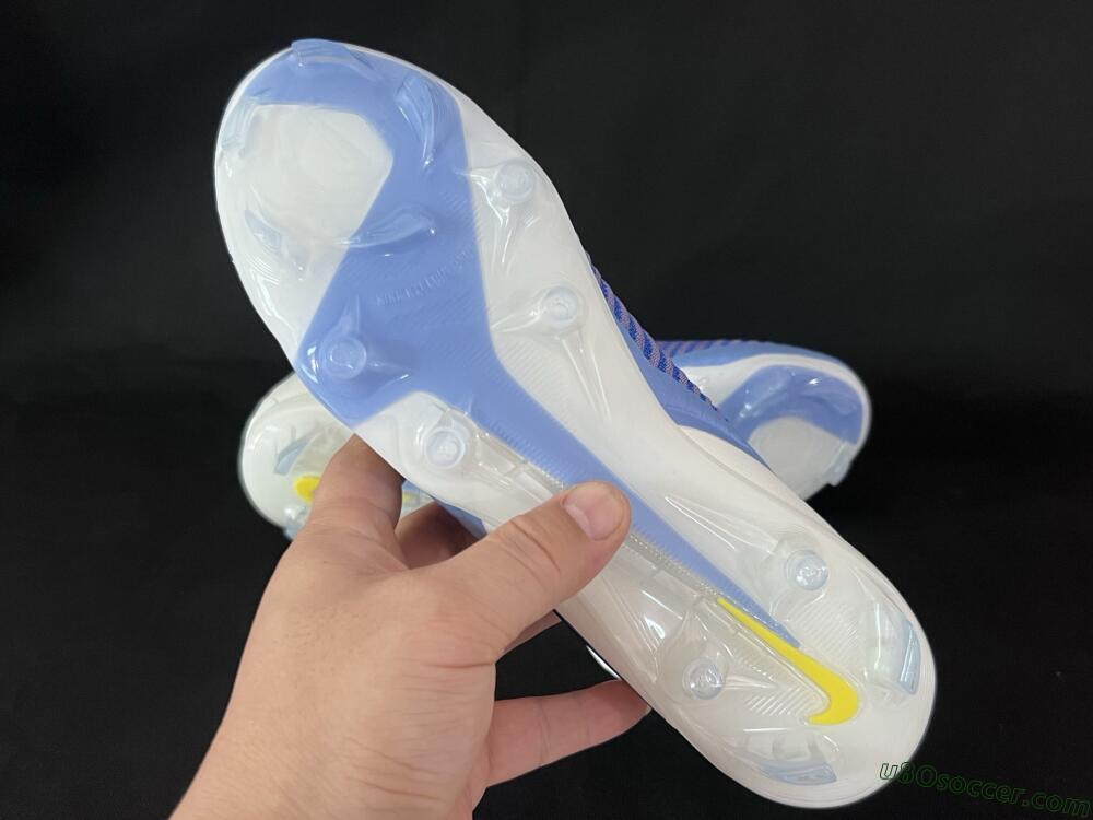 Nike Phantom 6 Elite FG Firm Ground Soccer Cleats - Blue/White/Black
