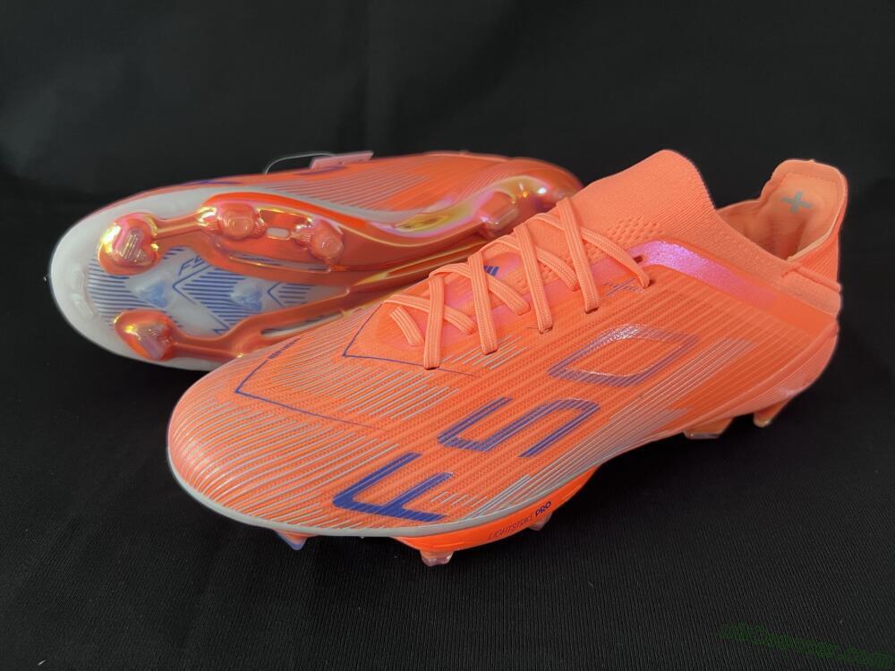 Adidas F50 Elite FG Firm Ground Soccer Cleats - Red/Blue/Silver