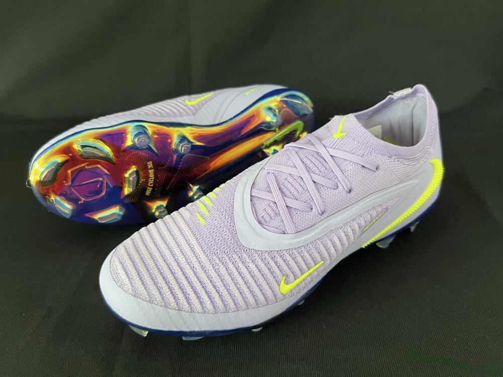 Nike Phantom 6 Low Elite FG Firm Ground Soccer Cleats - Purple/Yellow/Gold