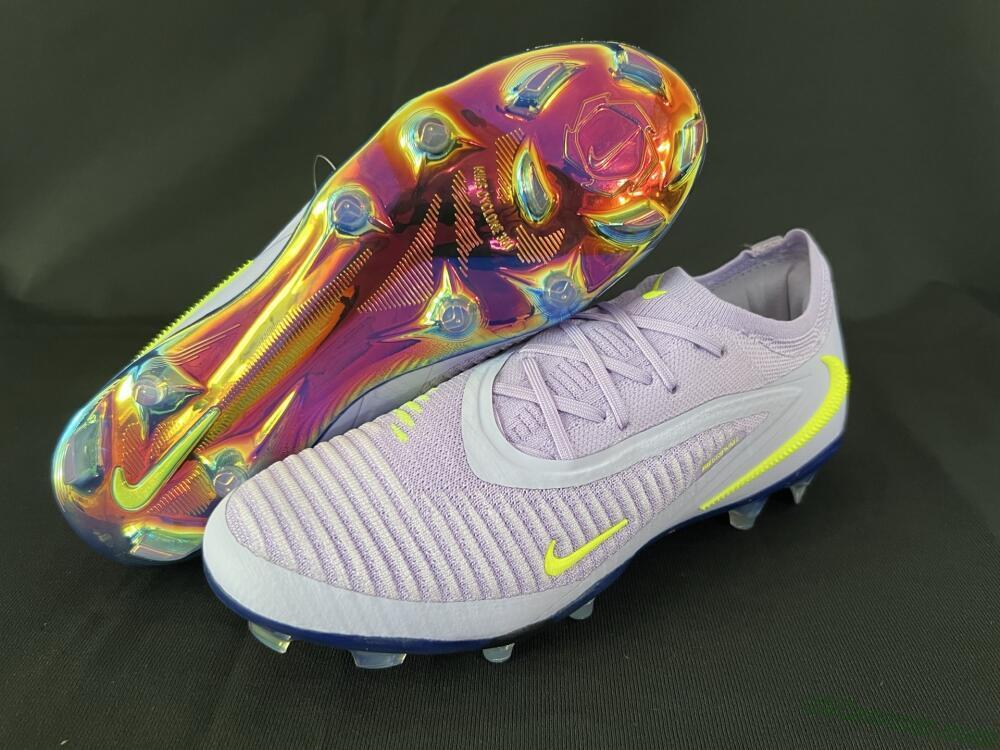 Nike Phantom 6 Low Elite FG Firm Ground Soccer Cleats - Purple/Yellow/Gold